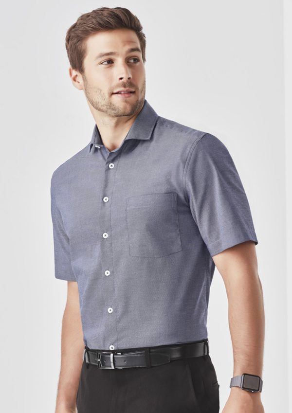 Mens Charlie Classic Fit Short Sleeve Shirt (FBIZRS968MS)