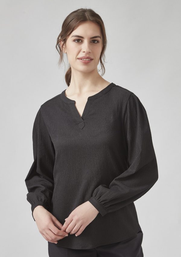 Womens Ruché Long Sleeve Blouse (FBIZRU568LL)