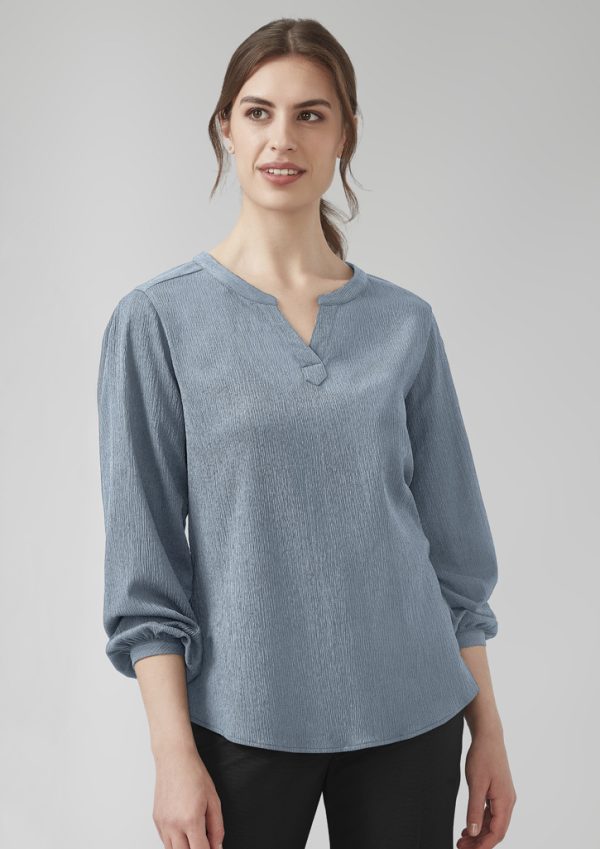 Womens Ruché Long Sleeve Blouse (FBIZRU568LL)
