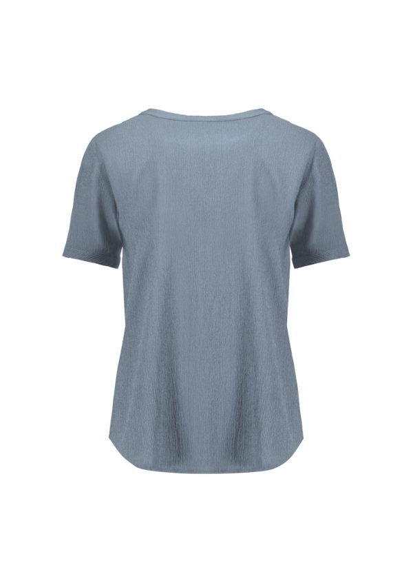 Womens Ruché Short Sleeve Blouse (FBIZRU568LS)