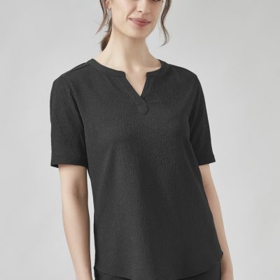 Womens Ruché Short Sleeve Blouse (FBIZRU568LS)