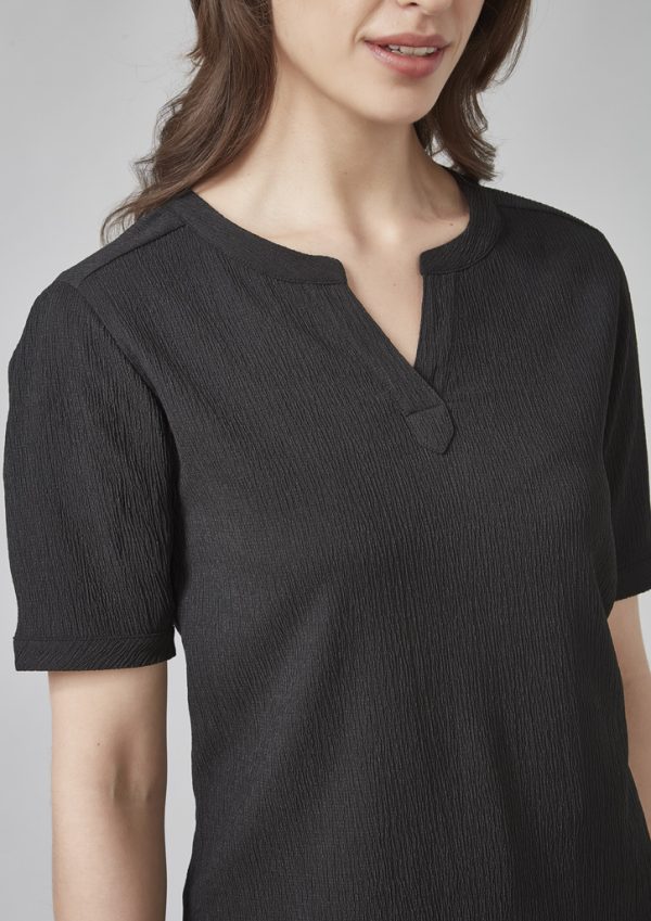 Womens Ruché Short Sleeve Blouse (FBIZRU568LS)