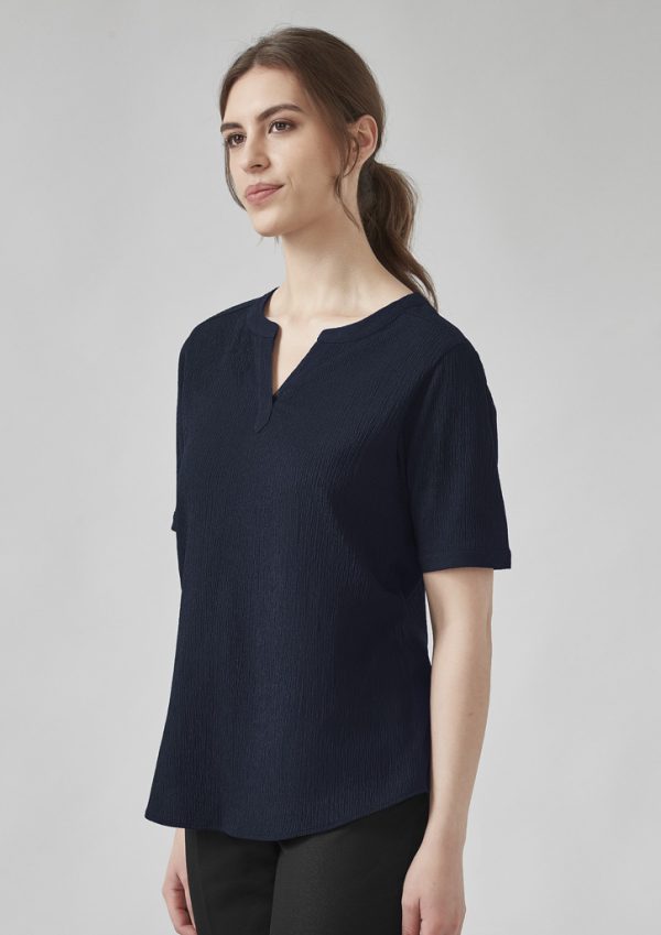 Womens Ruché Short Sleeve Blouse (FBIZRU568LS)