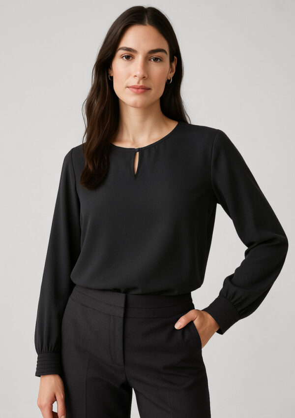 Womens Evelyn Long Sleeve Blouse (FBIZRU569LL)