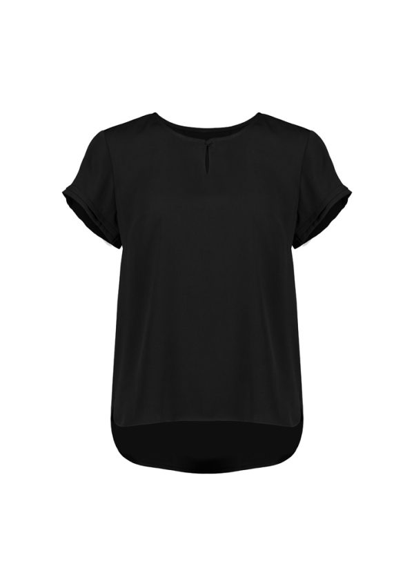 Womens Evelyn Short Sleeve Blouse (FBIZRU569LS)