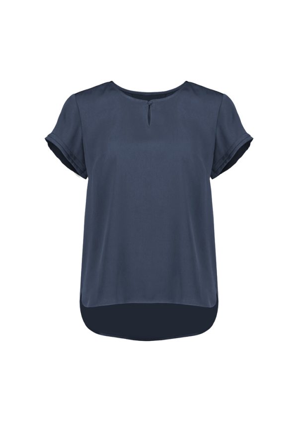 Womens Evelyn Short Sleeve Blouse (FBIZRU569LS)