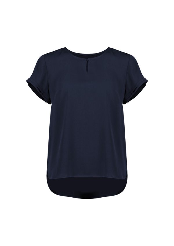 Womens Evelyn Short Sleeve Blouse (FBIZRU569LS)