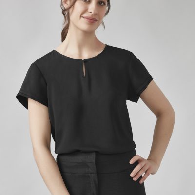 Womens Evelyn Short Sleeve Blouse (FBIZRU569LS)