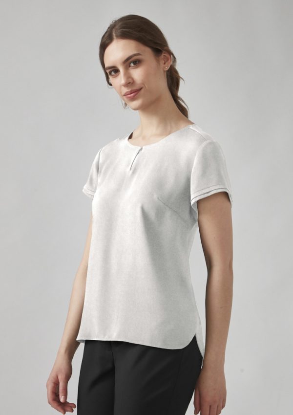 Womens Evelyn Short Sleeve Blouse (FBIZRU569LS)