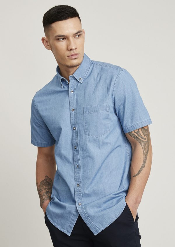 Mens Indie Short Sleeve Shirt (FBIZS017MS)