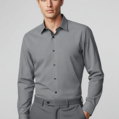 Mens Edge Long Sleeve Shirt (FBIZS267ML)