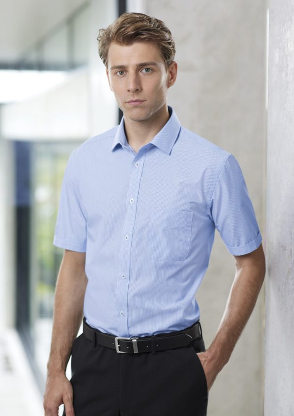 Mens Euro Short Sleeve Shirt (FBIZS812MS)