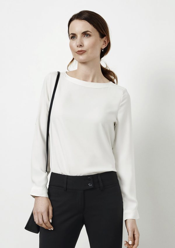 Womens Madison Boatneck Top (FBIZS828LL)