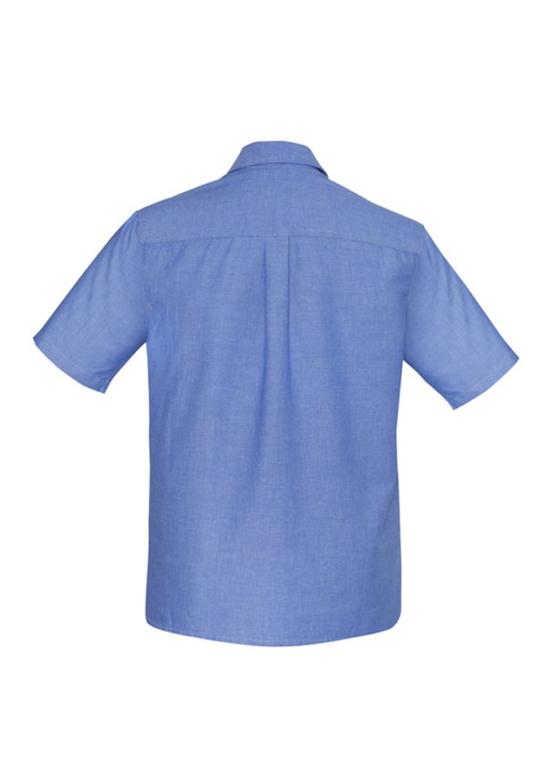 Mens Chambray Short Sleeve Shirt (FBIZSH113)