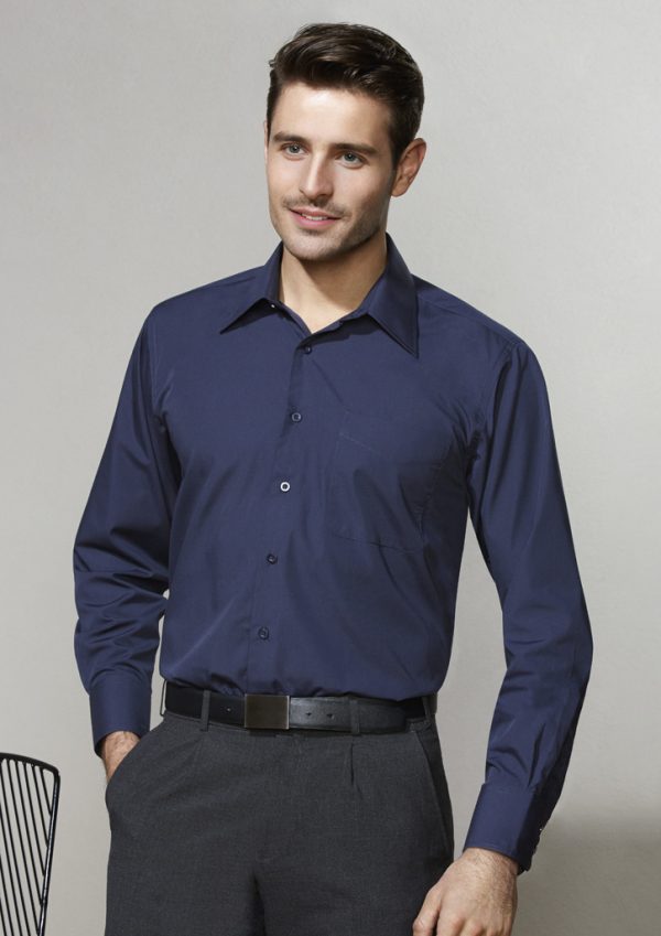 Mens Metro Long Sleeve Shirt (FBIZSH714)