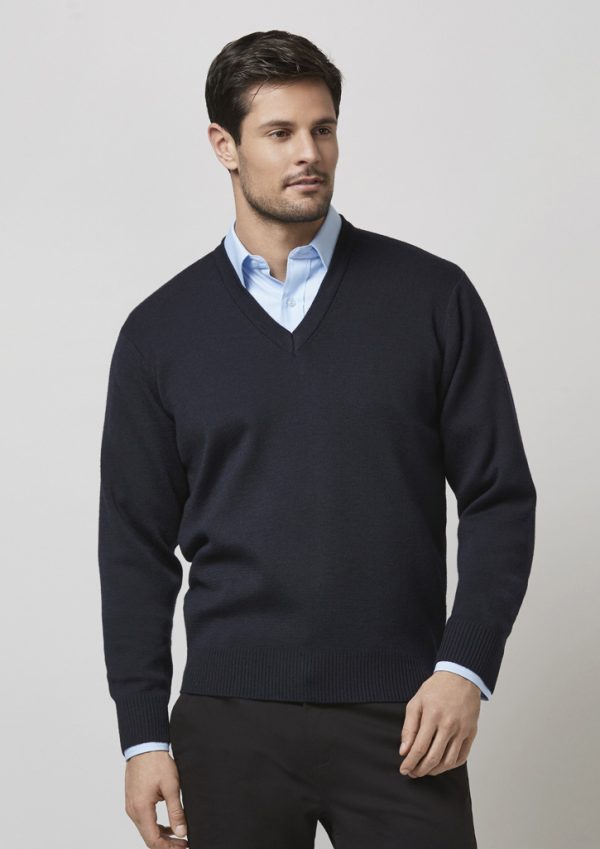 Mens Woolmix Knit Pullover (FBIZWP6008)