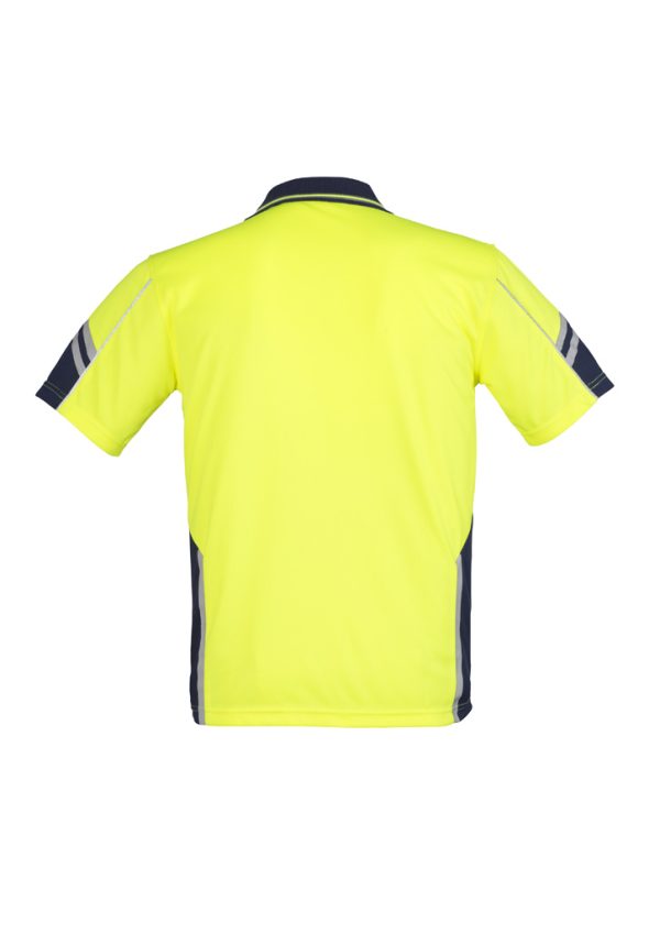 Mens Hi Vis Squad Short Sleeve Polo (FBIZZH237)