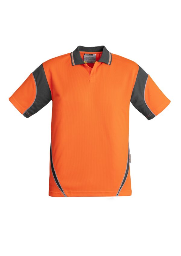 Mens Hi Vis Aztec Short Sleeve Polo (FBIZZH248)