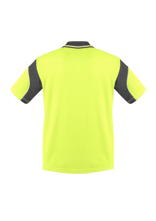 Mens Hi Vis Aztec Short Sleeve Polo (FBIZZH248)
