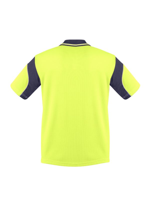 Mens Hi Vis Aztec Short Sleeve Polo (FBIZZH248)