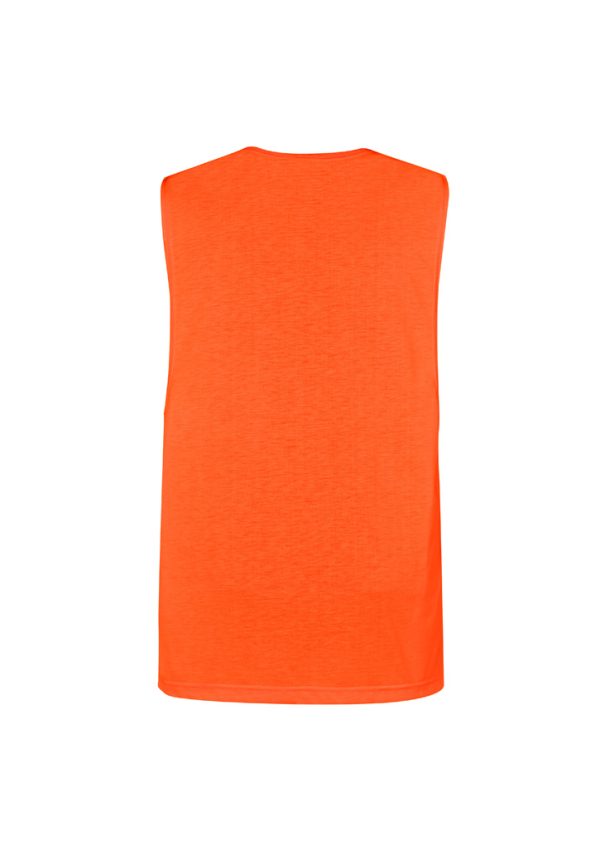 Mens Hi Vis Sleeveless Tee (FBIZZH297)