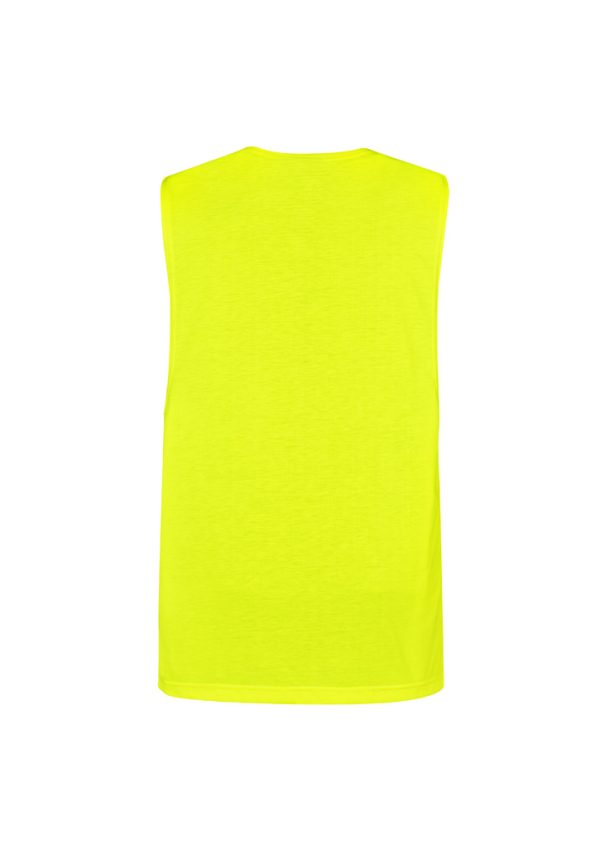 Mens Hi Vis Sleeveless Tee (FBIZZH297)