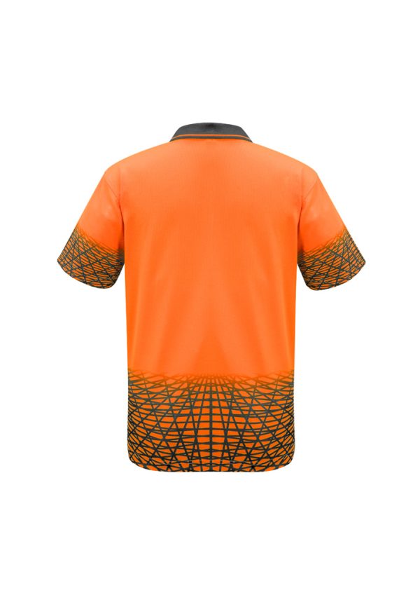 Mens Hi Vis Tracks Short Sleeve Polo (FBIZZH300)