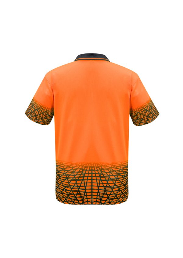 Mens Hi Vis Tracks Short Sleeve Polo (FBIZZH300)