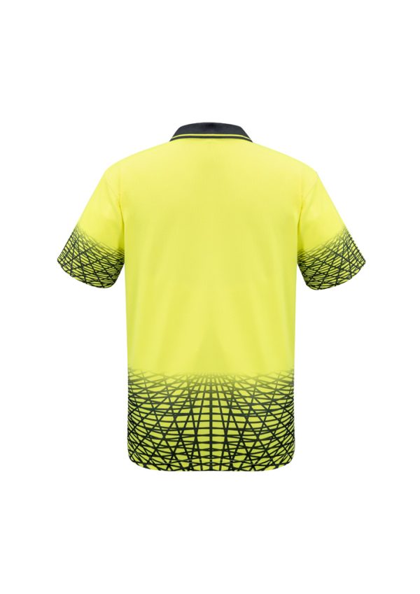 Mens Hi Vis Tracks Short Sleeve Polo (FBIZZH300)