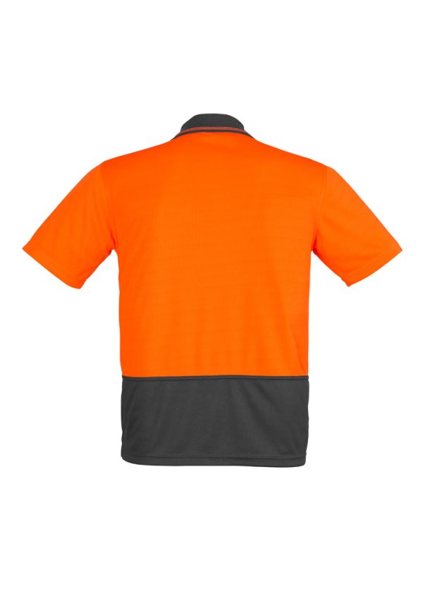 Mens Hi Vis Comfort Back Short Sleeve Polo (FBIZZH415)