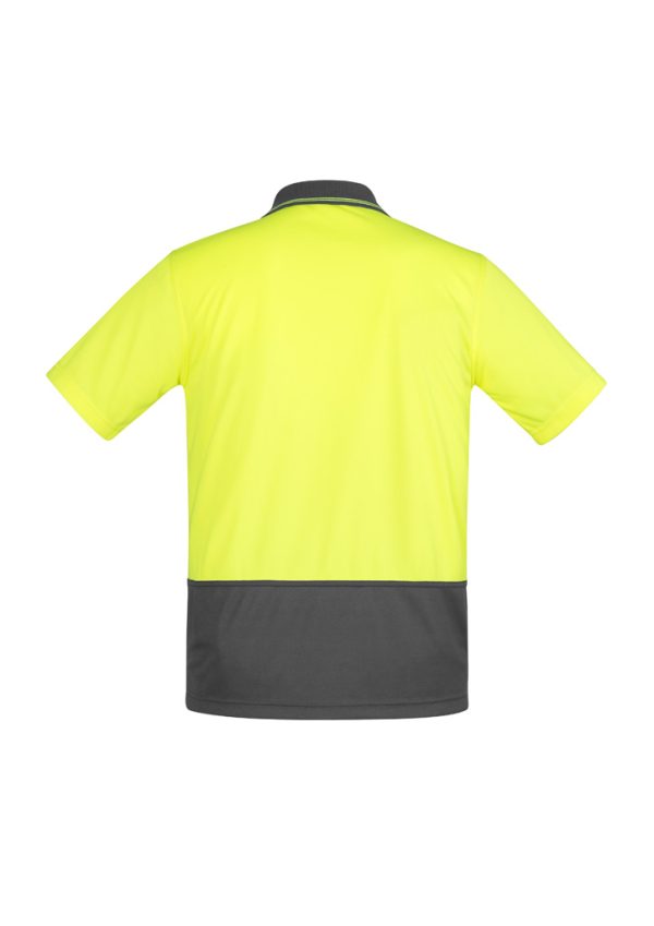 Mens Hi Vis Comfort Back Short Sleeve Polo (FBIZZH415)