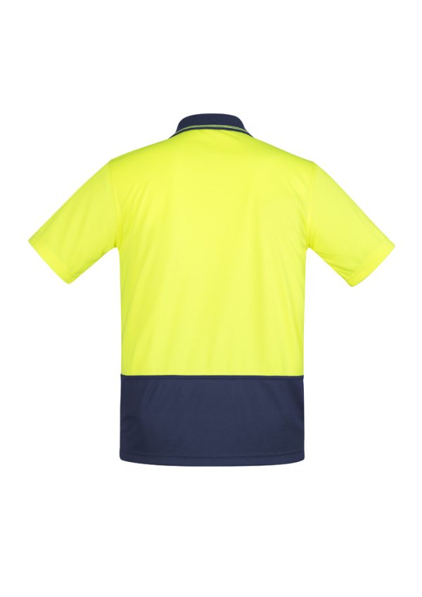 Mens Hi Vis Comfort Back Short Sleeve Polo (FBIZZH415)