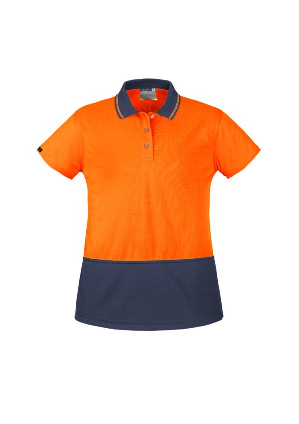 Womens Hi Vis Basic Short Sleeve Polo (FBIZZH731)