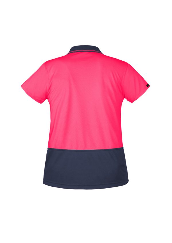 Womens Hi Vis Basic Short Sleeve Polo (FBIZZH731)