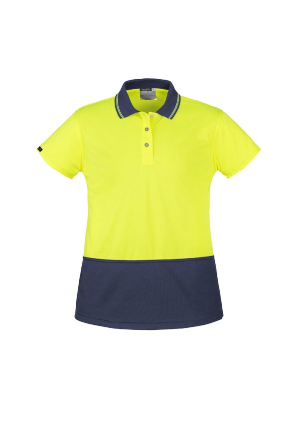 Womens Hi Vis Basic Short Sleeve Polo (FBIZZH731)