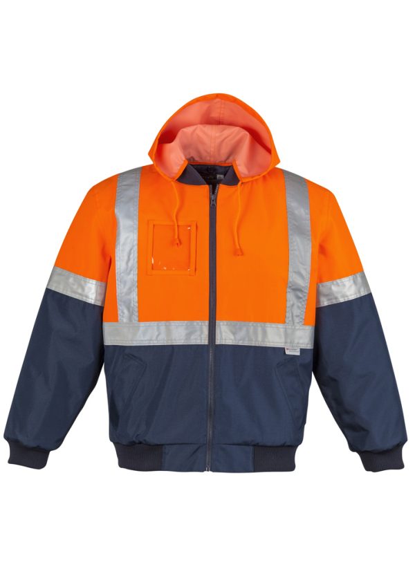 Mens Hi Vis Quilted Flying Jacket (FBIZZJ351)
