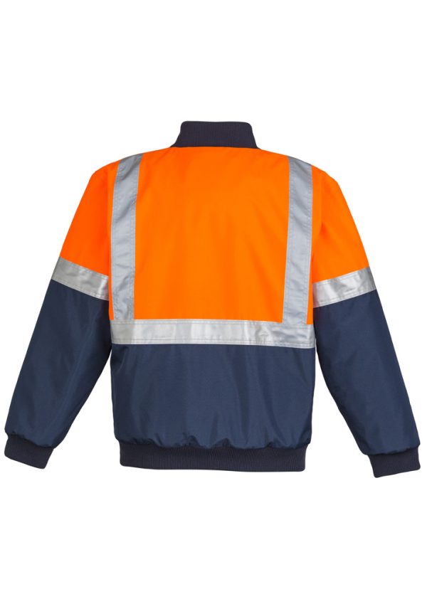 Mens Hi Vis Quilted Flying Jacket (FBIZZJ351)