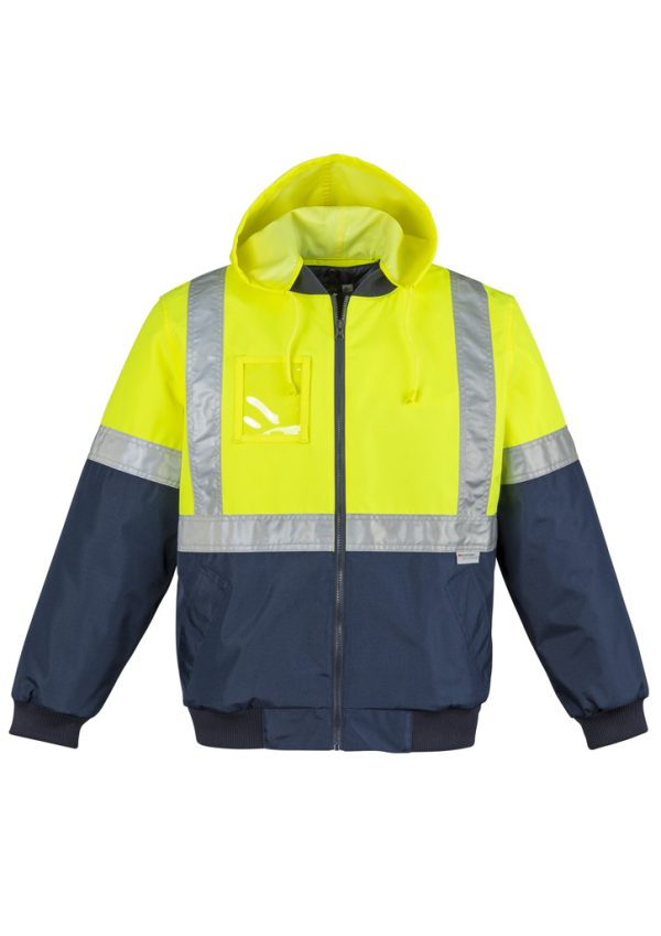 Mens Hi Vis Quilted Flying Jacket (FBIZZJ351)