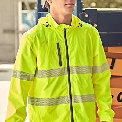 Unisex Super Light Segmented Tape Packable Rain Jacket (FBIZZJ560)