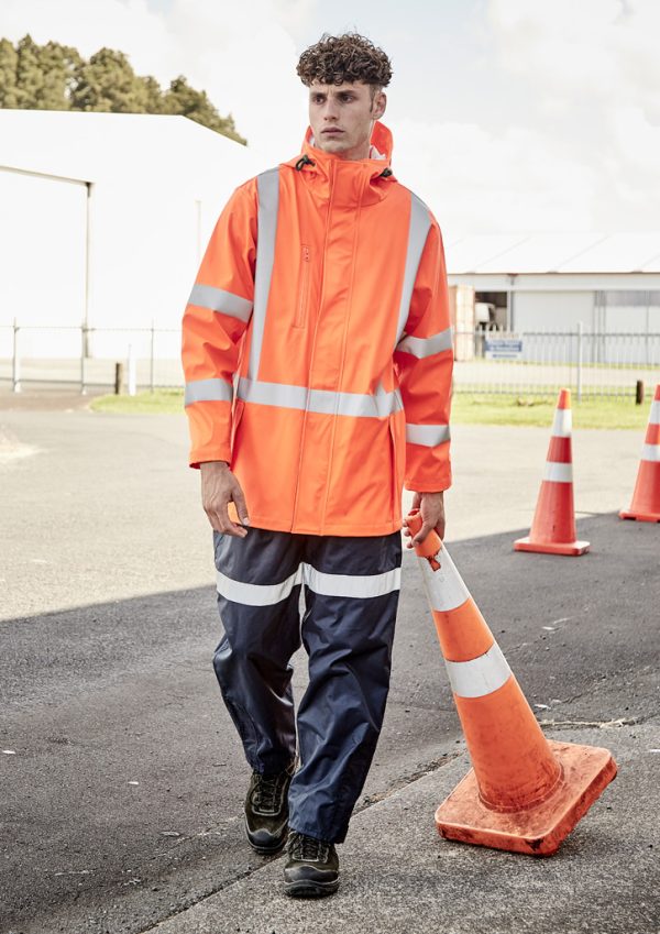 Mens TTMC-W23 Hi Vis X Back Heavy Duty Waterproof Jacket (FBIZZJ620-NZ)