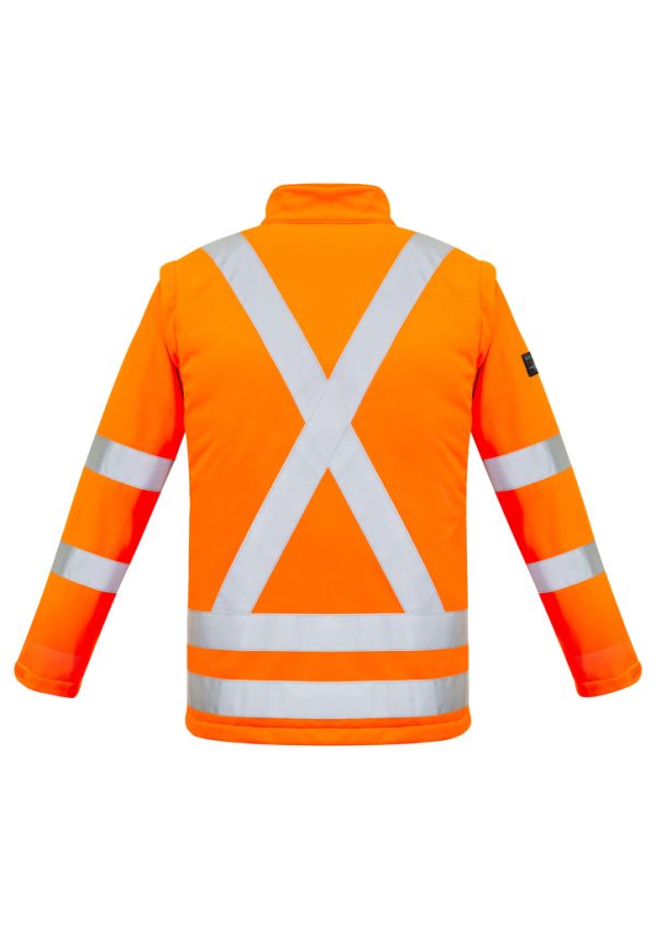 Unisex Hi Vis X Back 2 In 1 Softshell Jacket (FBIZZJ680)