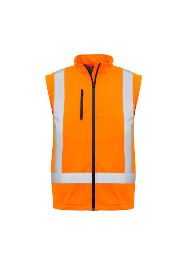 Unisex Hi Vis X Back 2 In 1 Softshell Jacket (FBIZZJ680)