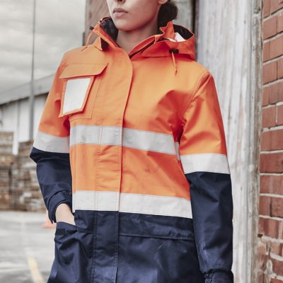 Womens Hi Vis Ultralite Waterproof Jacket (FBIZZJ757)