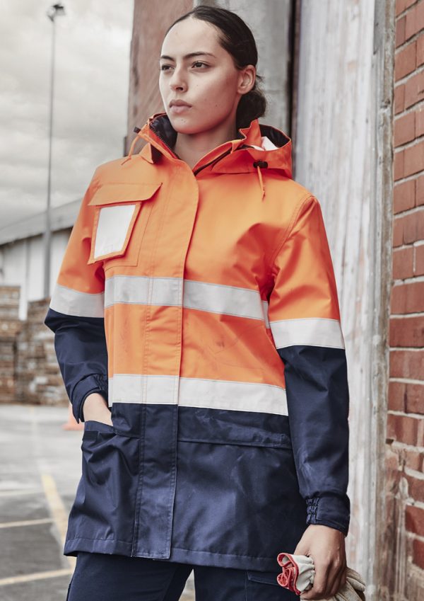 Womens Hi Vis Ultralite Waterproof Jacket (FBIZZJ757)