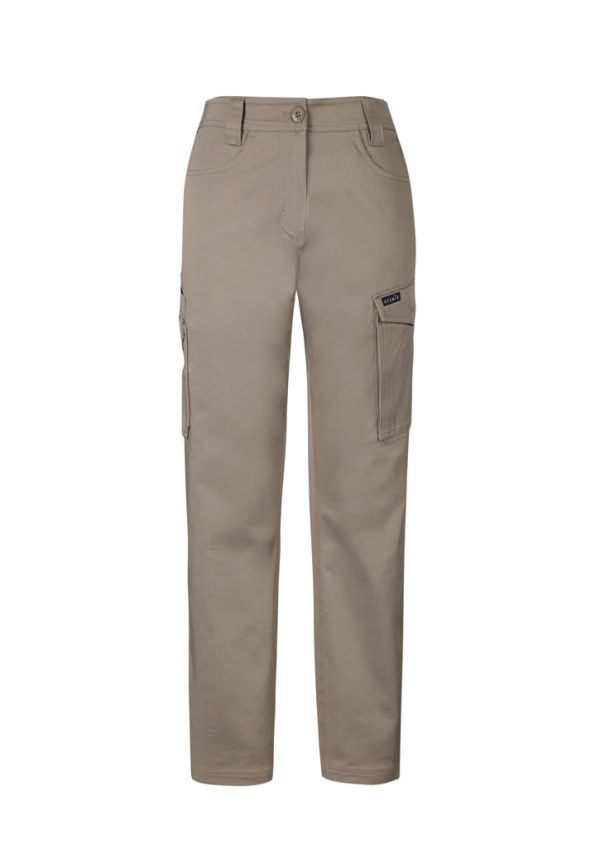 Womens Essential Basic Stretch Cargo Pant (FBIZZP730)