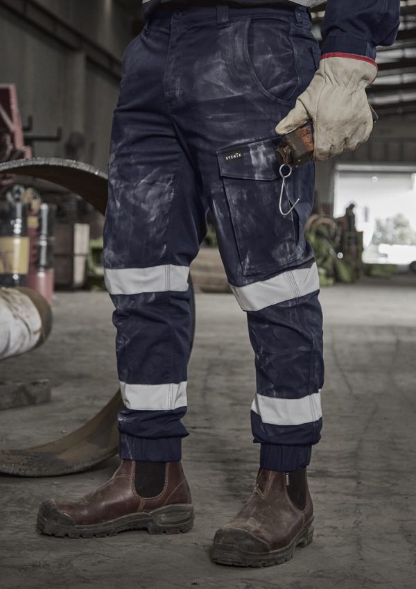 Mens Essential Stretch Taped Cargo Pant - Cuffed (FBIZZP935)