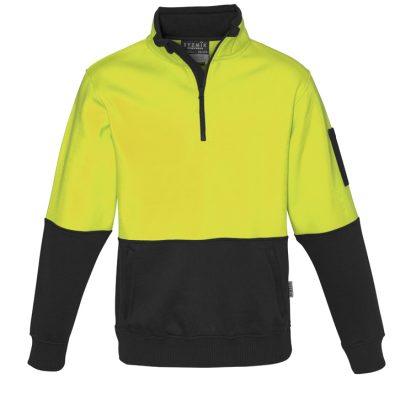 Unisex Hi Vis 1/2 Zip Pullover (FBIZZT476)