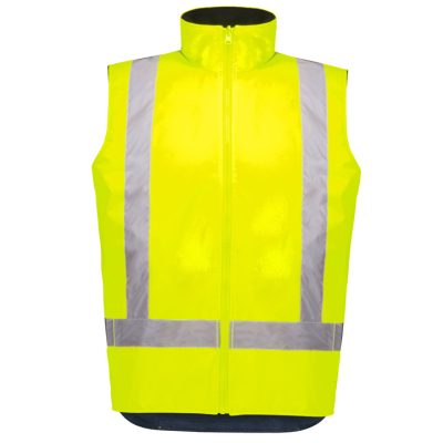 Unisex Hi Vis Waterproof Reversible Vest (FBIZZV228)