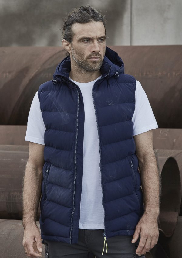 Unisex Streetworx Hooded Puffer Vest (FBIZZV245)