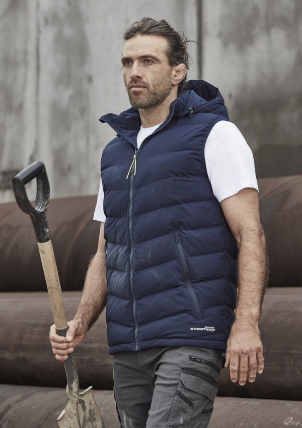 Unisex Streetworx Hooded Puffer Vest (FBIZZV245)